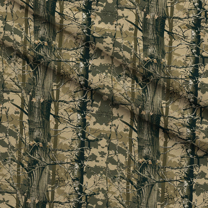 Deep Woods Pattern 1 Minky Fabric