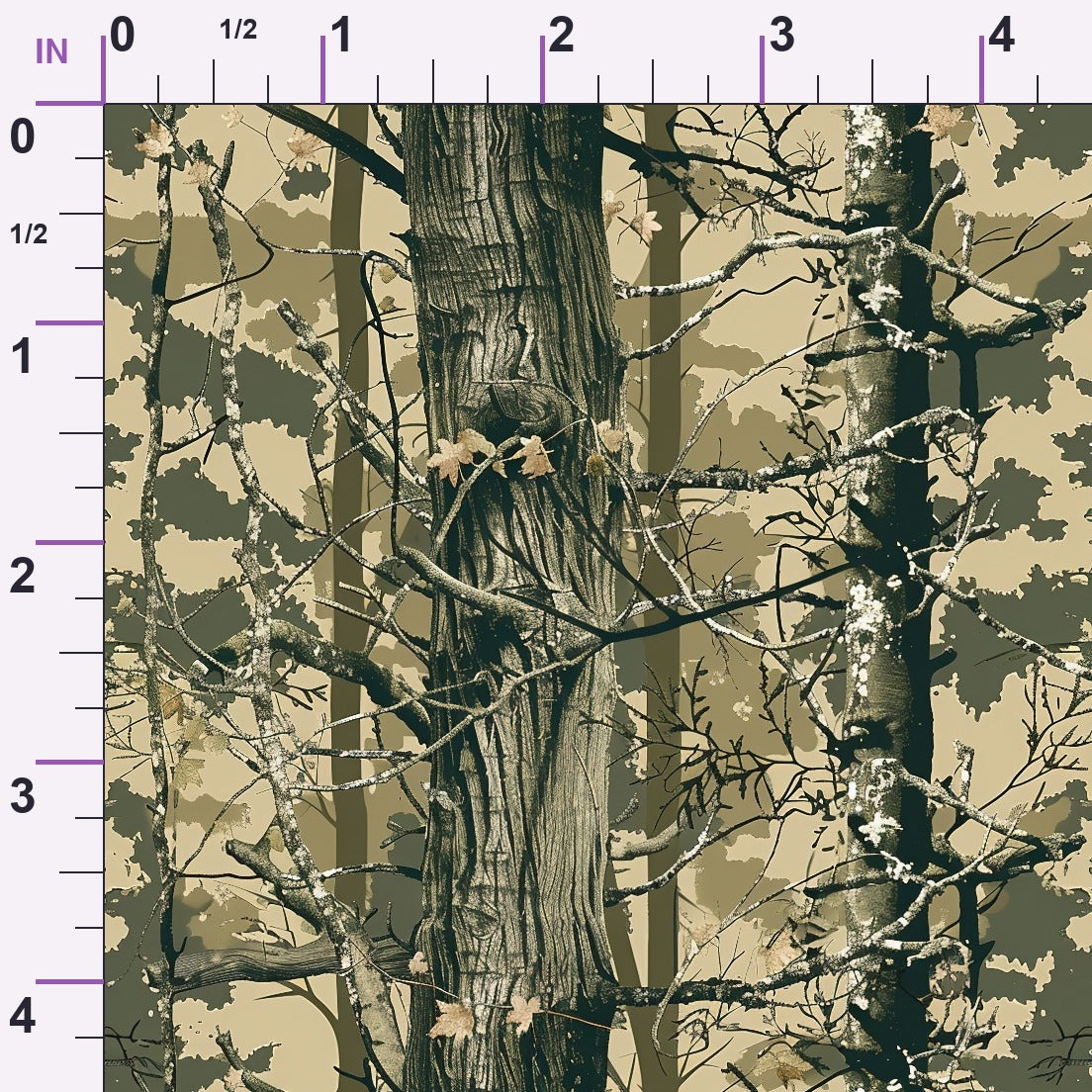 Deep Woods Pattern 1 Minky Fabric