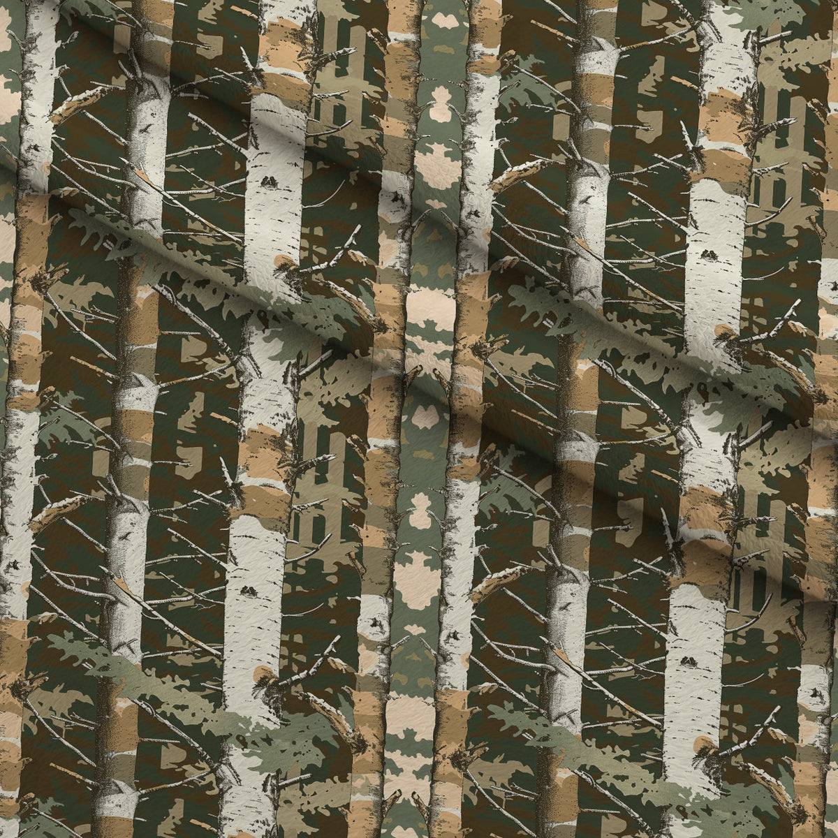 Deep Woods Pattern 4 Minky Fabric