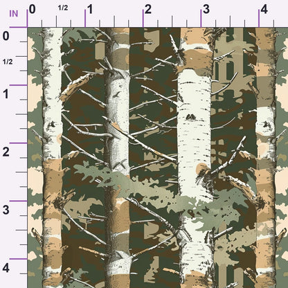 Deep Woods Pattern 4 Minky Fabric