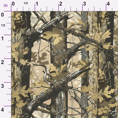 Deep Woods Pattern 5 Minky Fabric