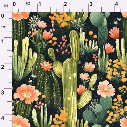 Desert Blooms Pattern 1 Minky Fabric
