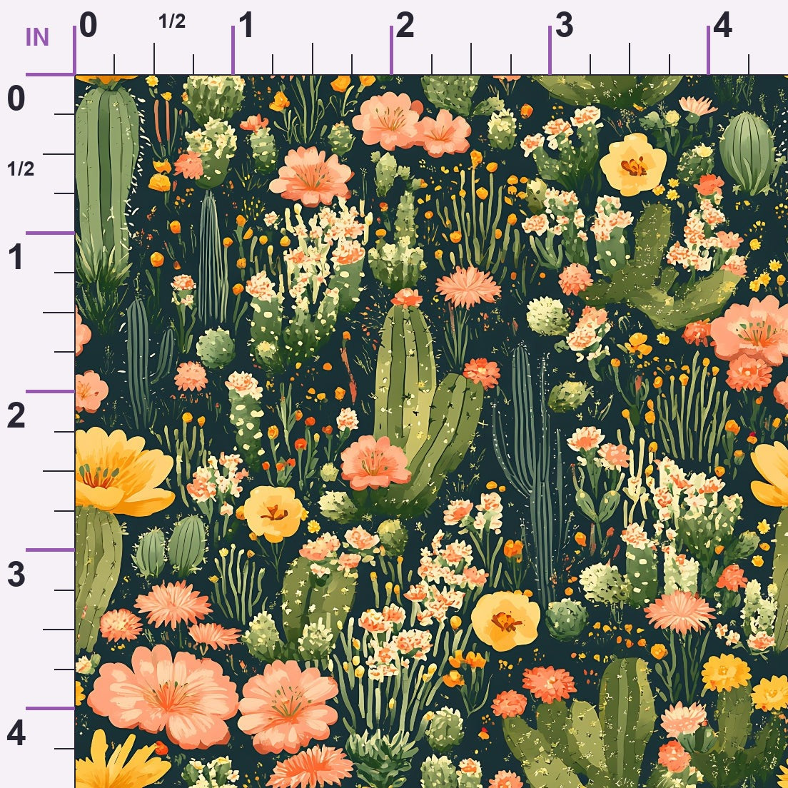 Desert Blooms Pattern 10 Minky Fabric