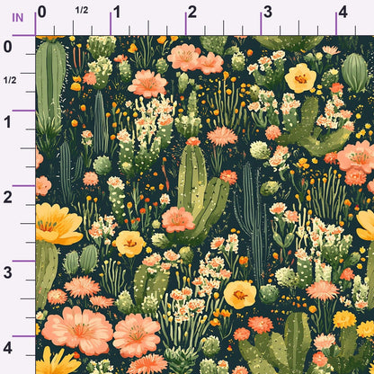 Desert Blooms Pattern 10 Minky Fabric