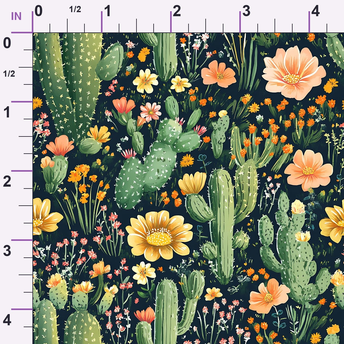 Desert Blooms Pattern 11 Minky Fabric