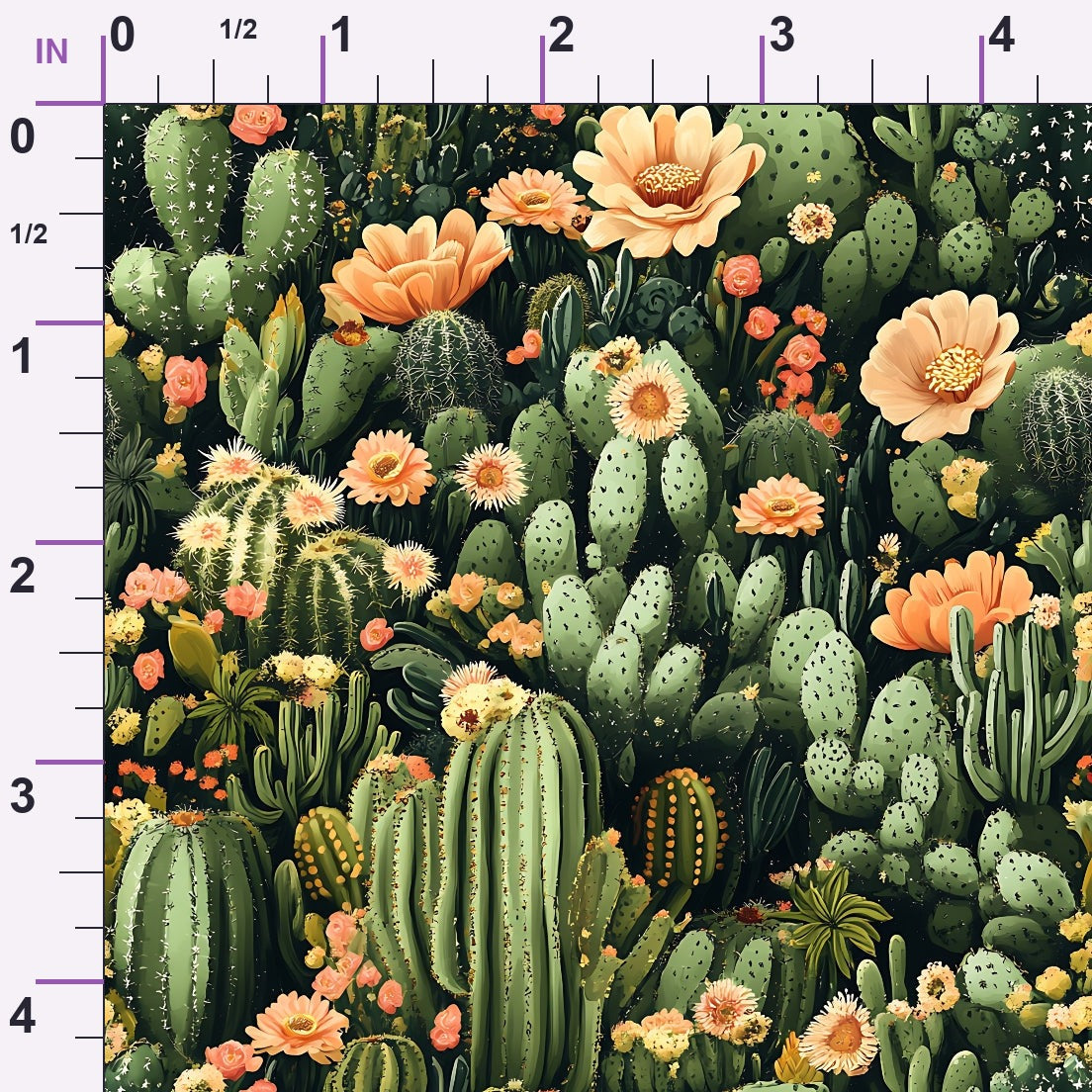 Desert Blooms Pattern 12 Minky Fabric