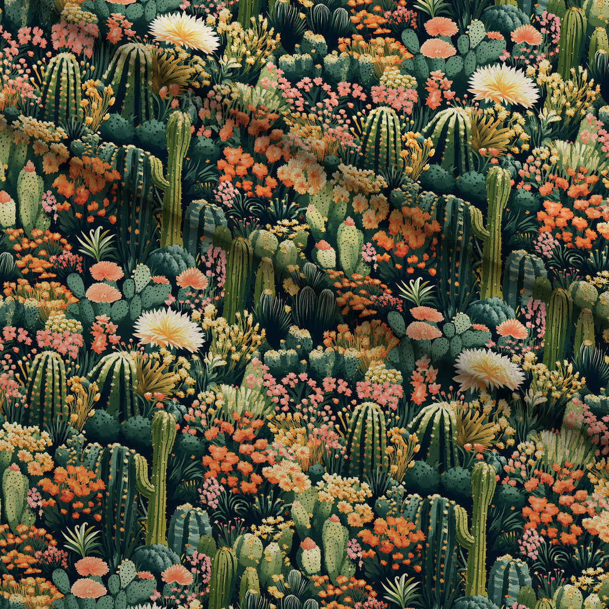 Desert Blooms Pattern 14 Minky Fabric