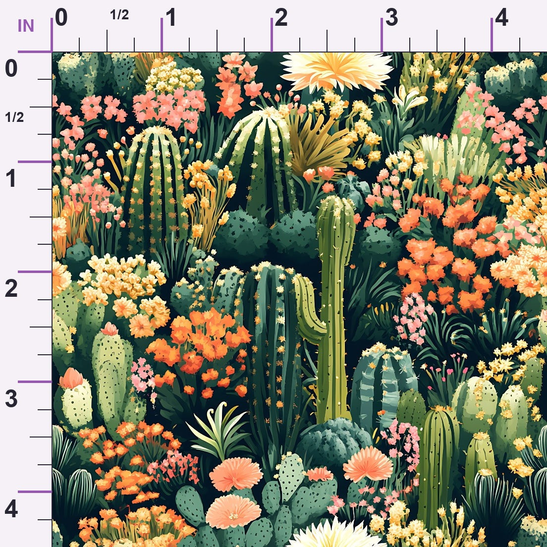 Desert Blooms Pattern 14 Minky Fabric