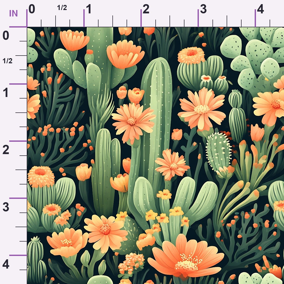 Desert Blooms Pattern 16 Minky Fabric