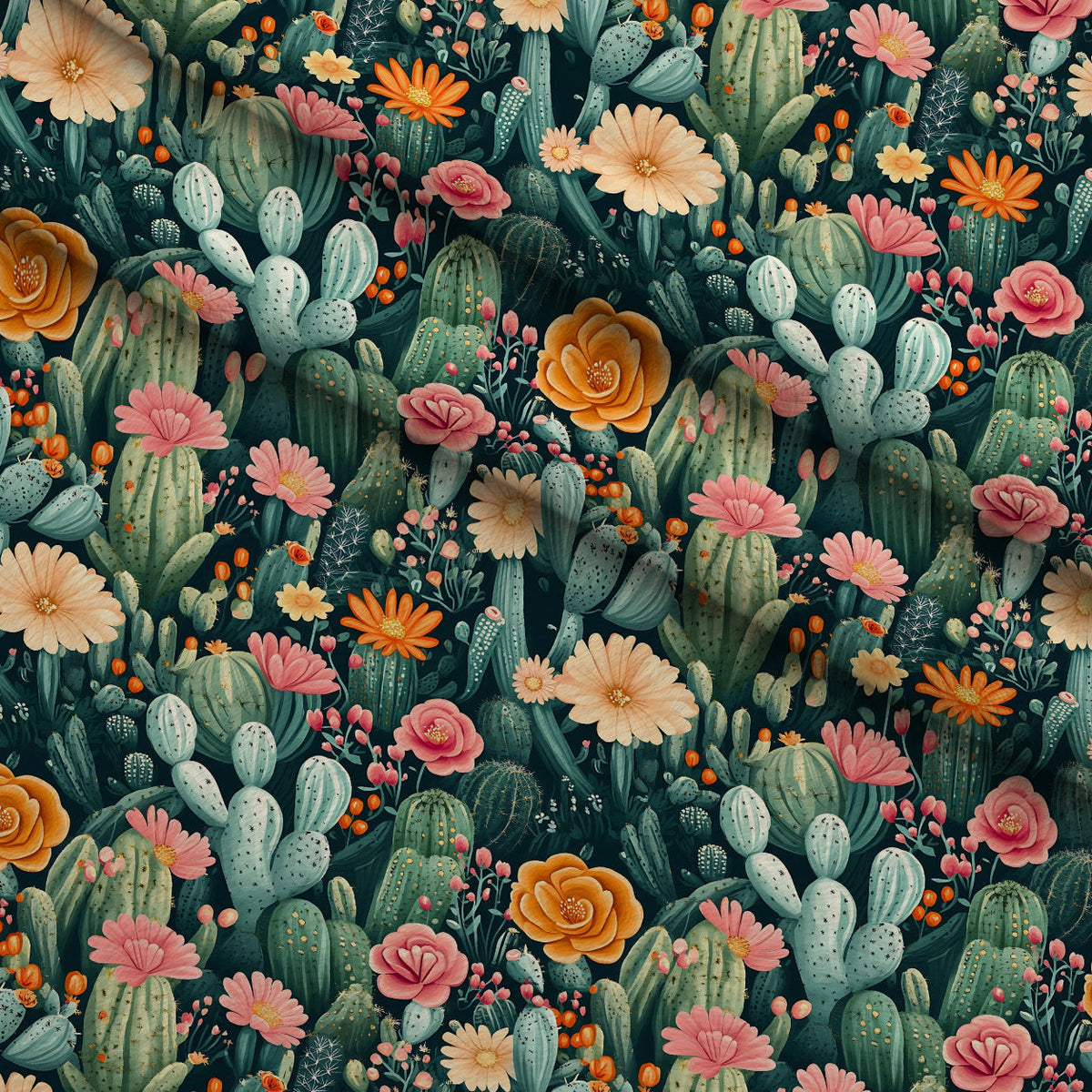 Desert Blooms Pattern 17 Minky Fabric