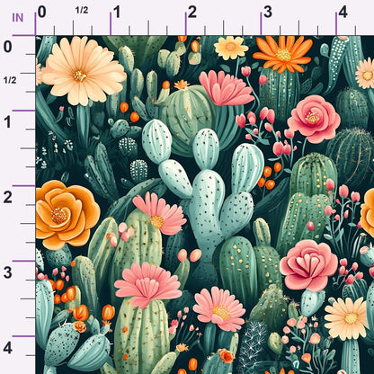 Desert Blooms Pattern 17 Minky Fabric