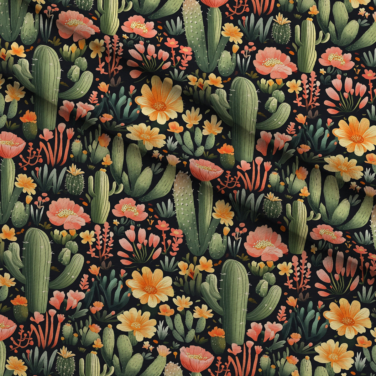 Desert Blooms Pattern 18 Minky Fabric