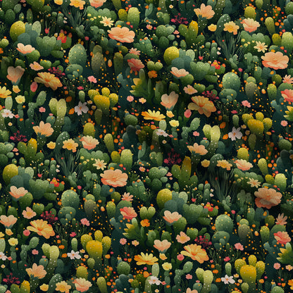 Desert Blooms Pattern 19 Minky Fabric