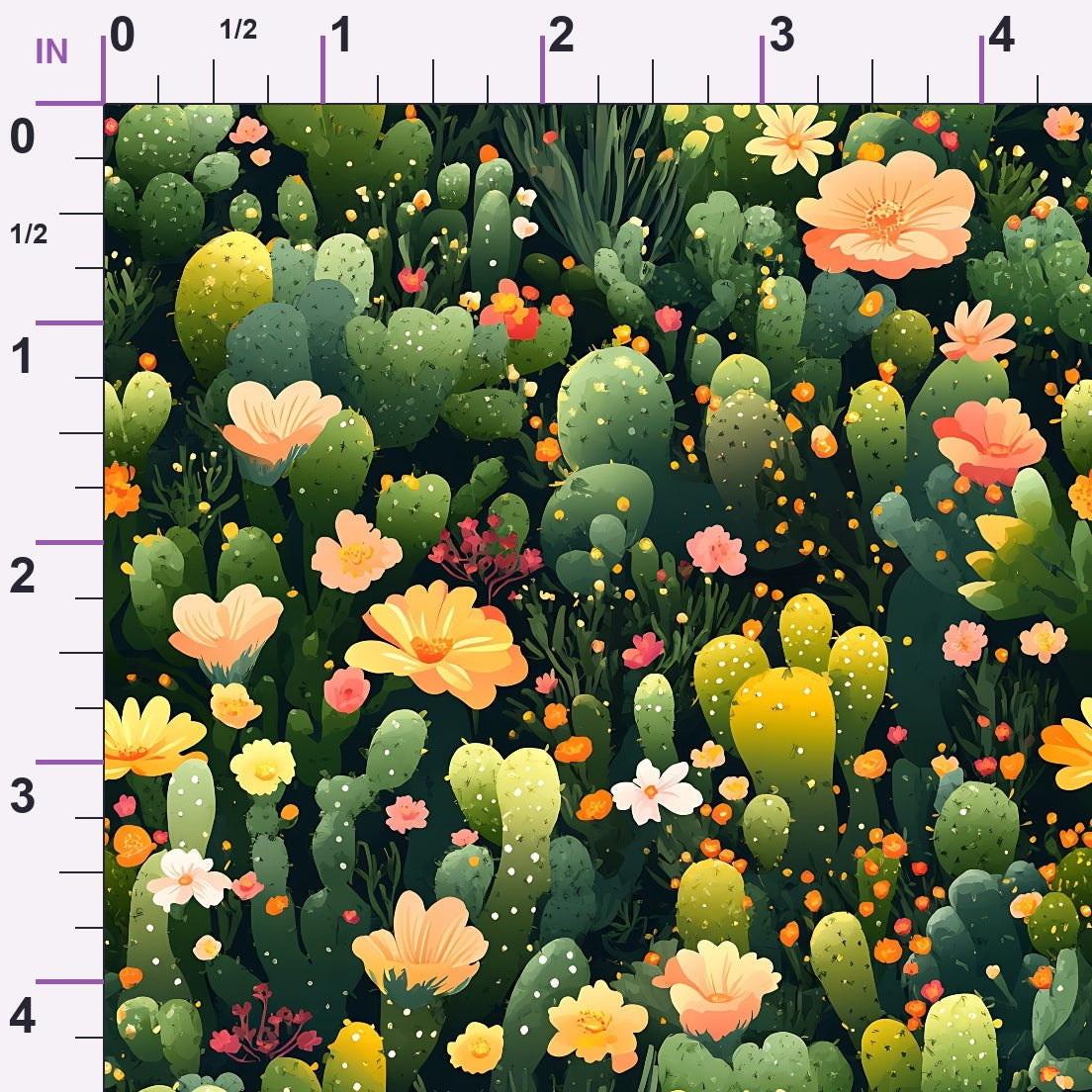 Desert Blooms Pattern 19 Minky Fabric