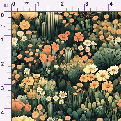 Desert Blooms Pattern 2 Minky Fabric