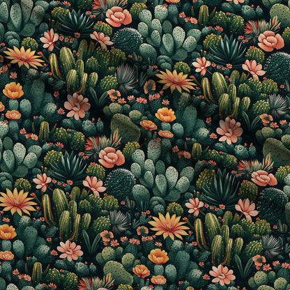 Desert Blooms Pattern 3 Minky Fabric