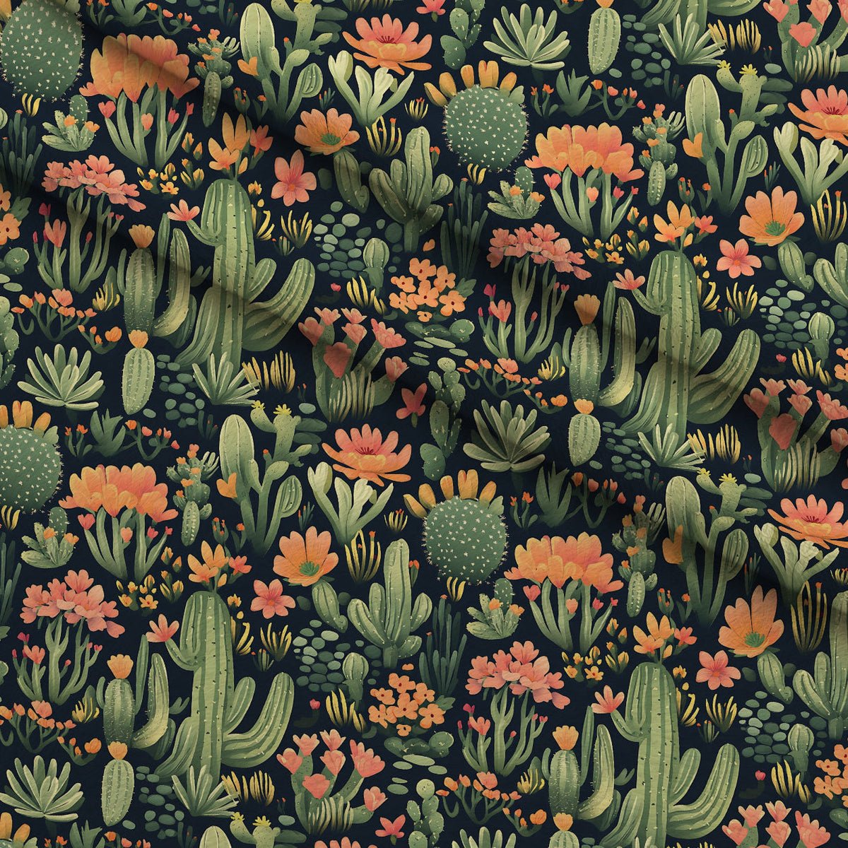 Desert Blooms Pattern 4 Minky Fabric