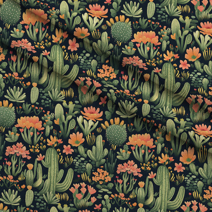 Desert Blooms Pattern 4 Minky Fabric