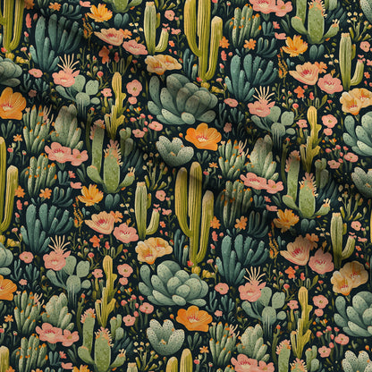 Desert Blooms Pattern 6 Minky Fabric
