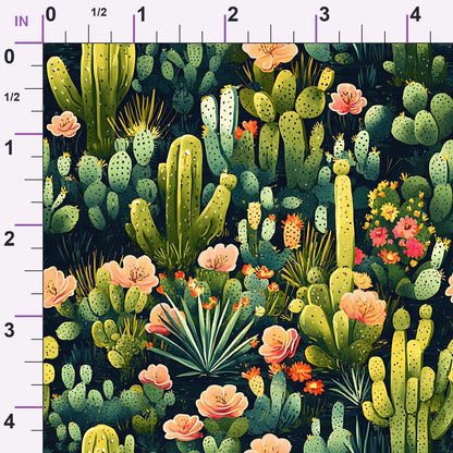 Desert Blooms Pattern 7 Minky Fabric
