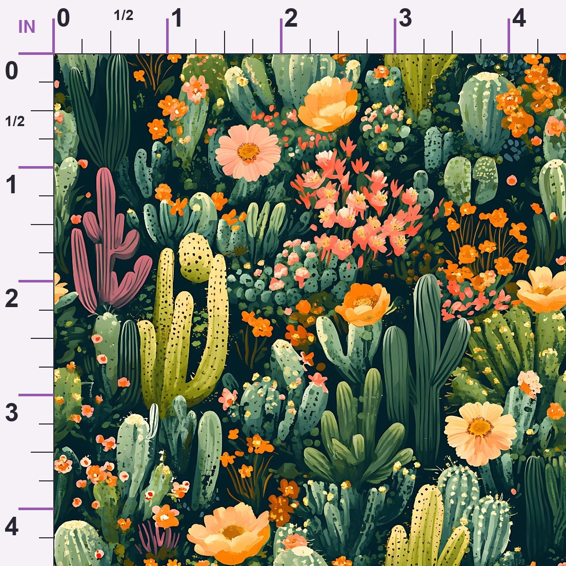 Desert Blooms Pattern 8 Minky Fabric