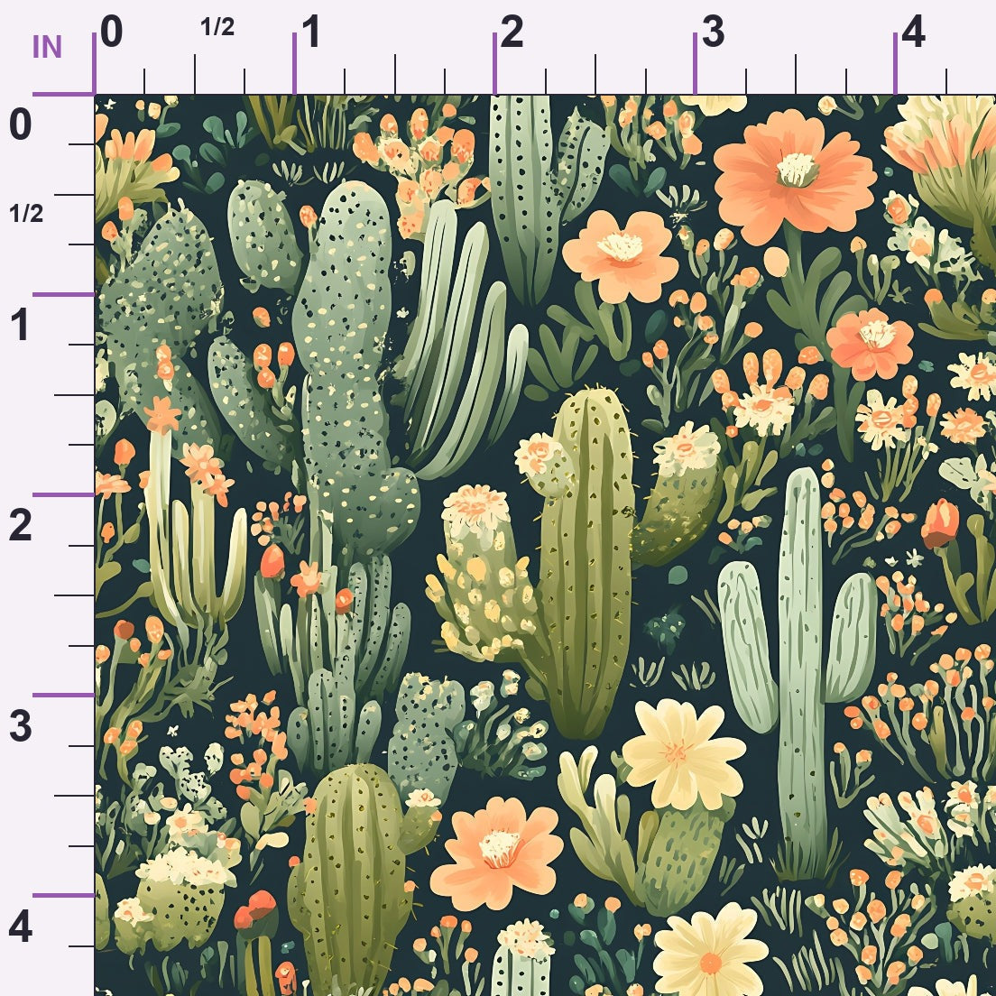 Desert Blooms Pattern 9 Minky Fabric