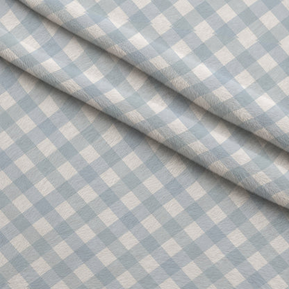 Diagonal Gingham Spindle Minky Fabric