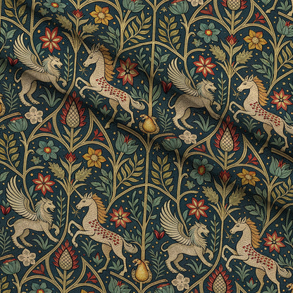 Dragon Garden Pattern 2 Minky Fabric
