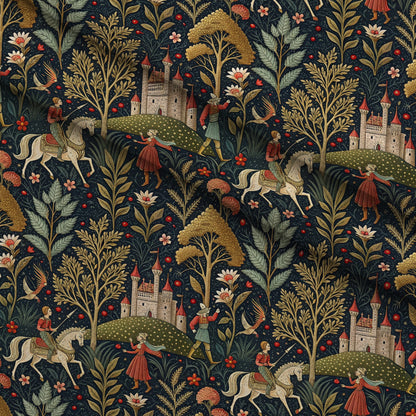 Dragon Garden Pattern 6 Minky Fabric