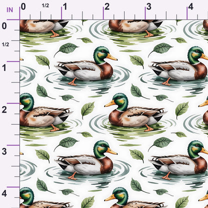 Drakes and Lilies Pattern 21 Minky Fabric