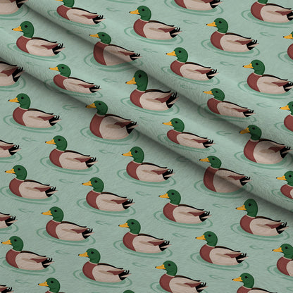 Drakes and Lilies Pattern 5 Minky Fabric
