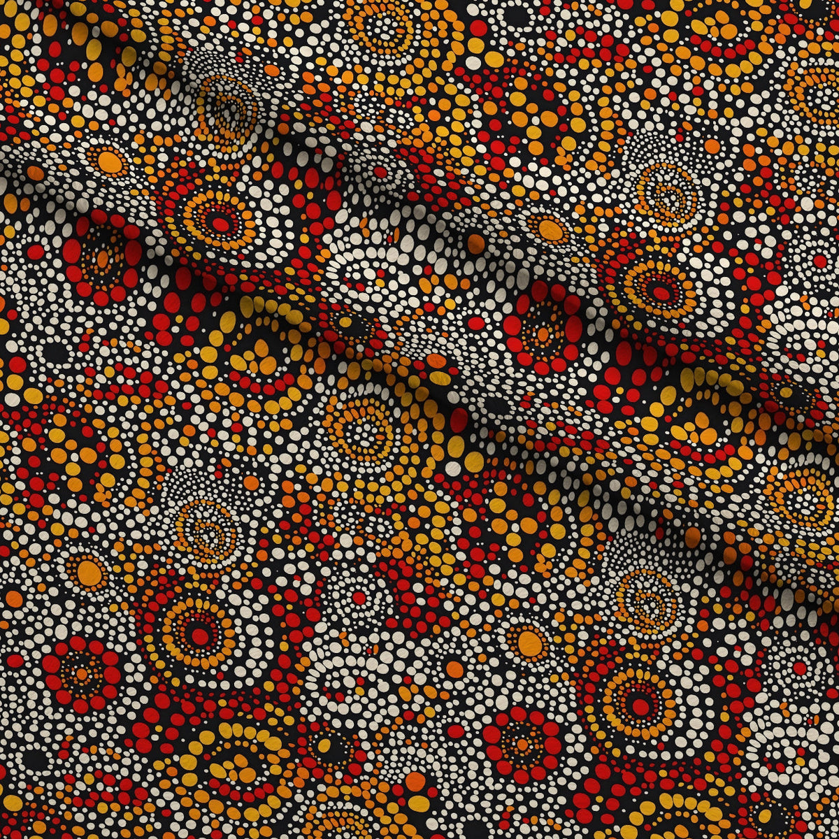 Dreamtime Embers Pattern 10 Minky Fabric