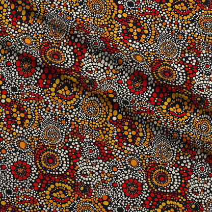 Dreamtime Embers Pattern 10 Minky Fabric