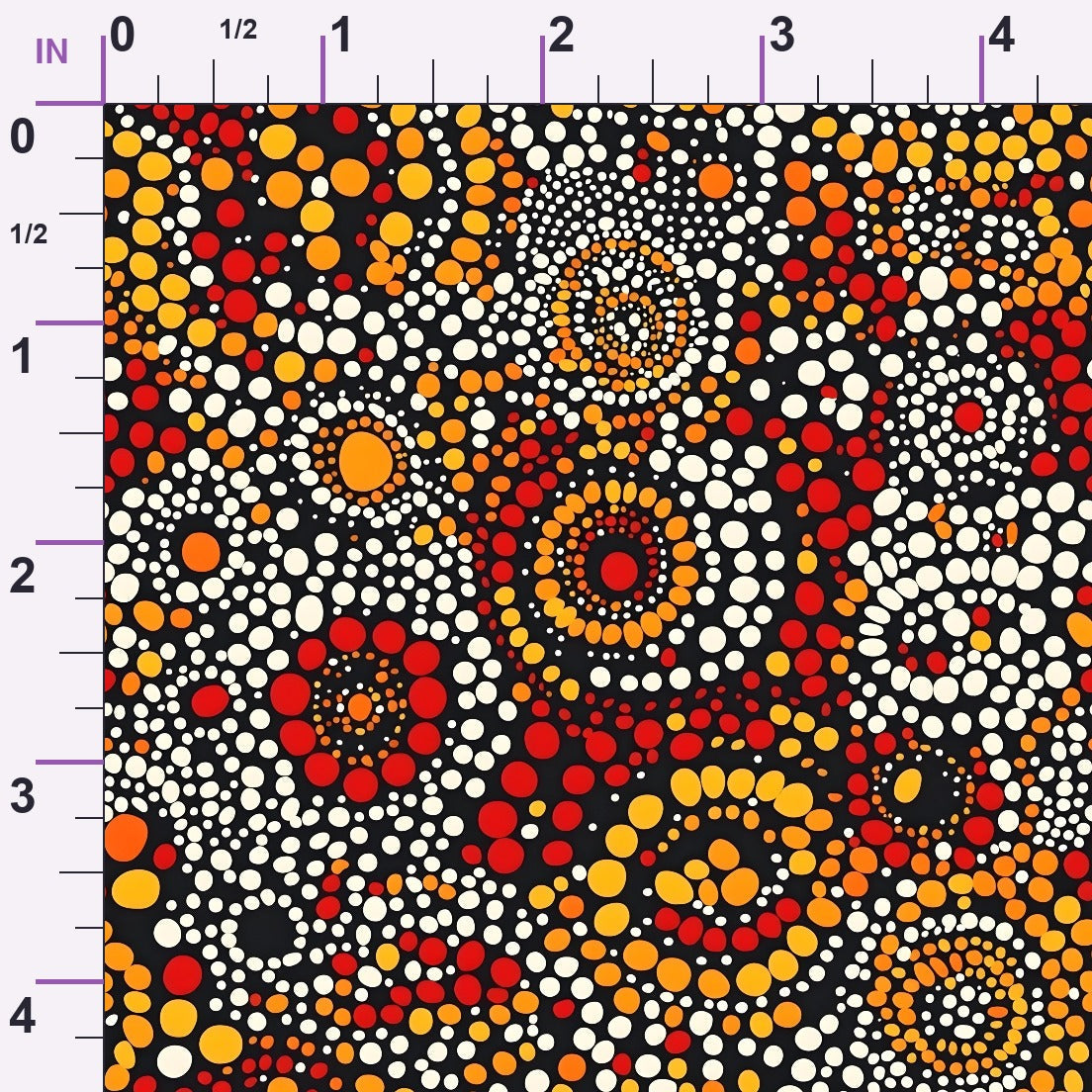 Dreamtime Embers Pattern 10 Minky Fabric