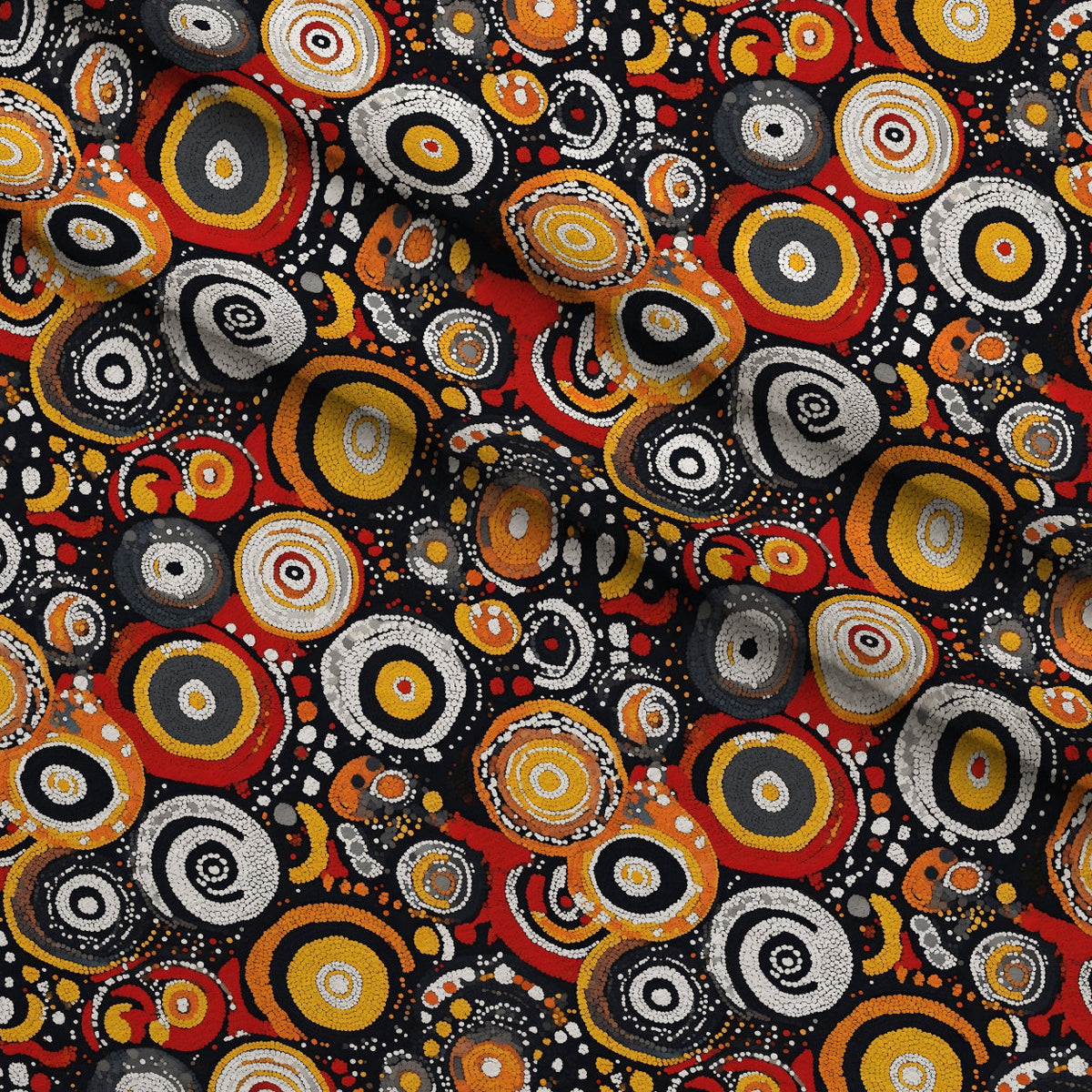 Dreamtime Embers Pattern 11 Minky Fabric