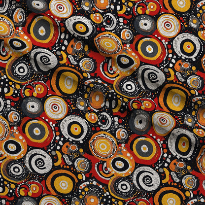 Dreamtime Embers Pattern 11 Minky Fabric