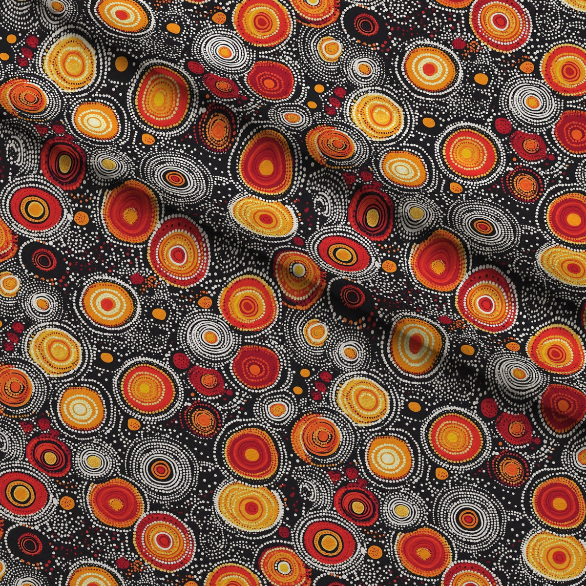 Dreamtime Embers Pattern 12 Minky Fabric