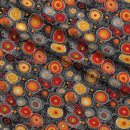Dreamtime Embers Pattern 12 Minky Fabric