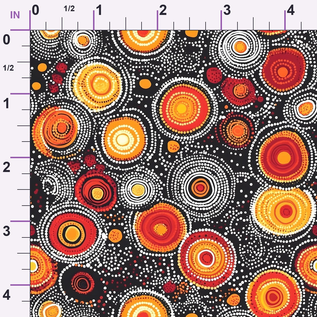 Dreamtime Embers Pattern 12 Minky Fabric