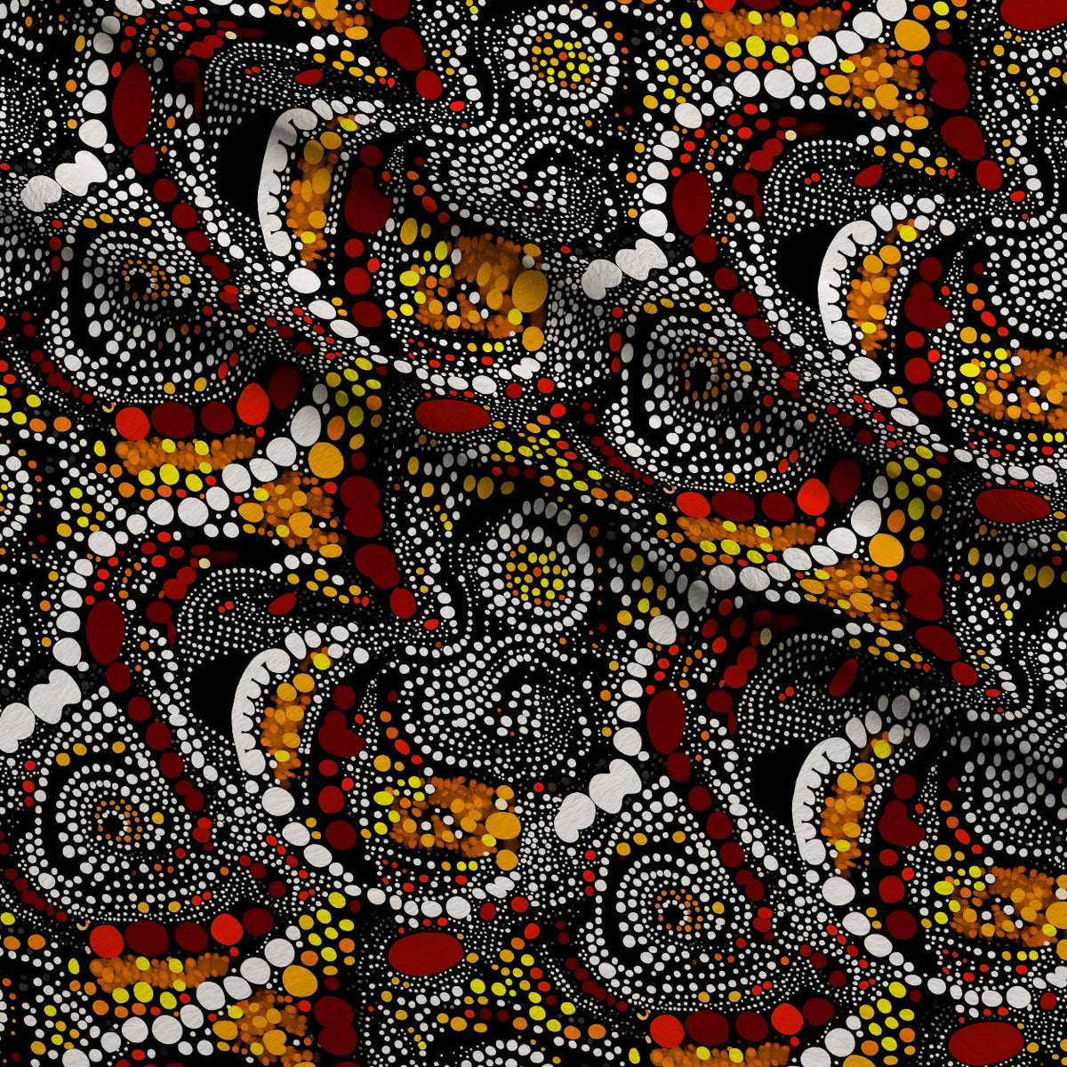 Dreamtime Embers Pattern 19 Minky Fabric