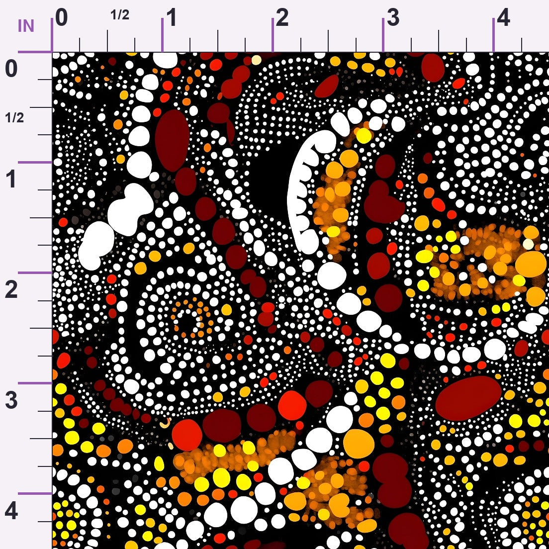 Dreamtime Embers Pattern 19 Minky Fabric