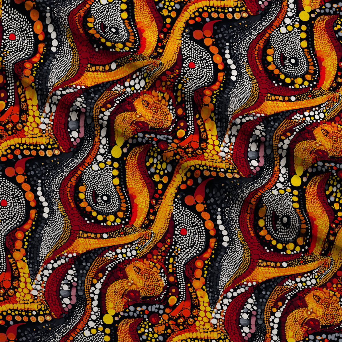 Dreamtime Embers Pattern 20 Minky Fabric