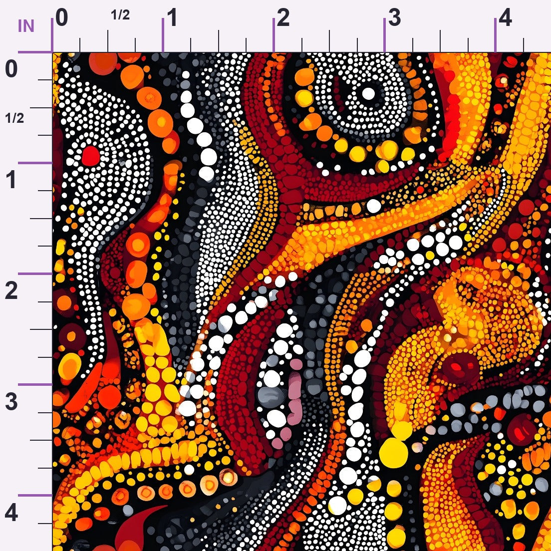 Dreamtime Embers Pattern 20 Minky Fabric