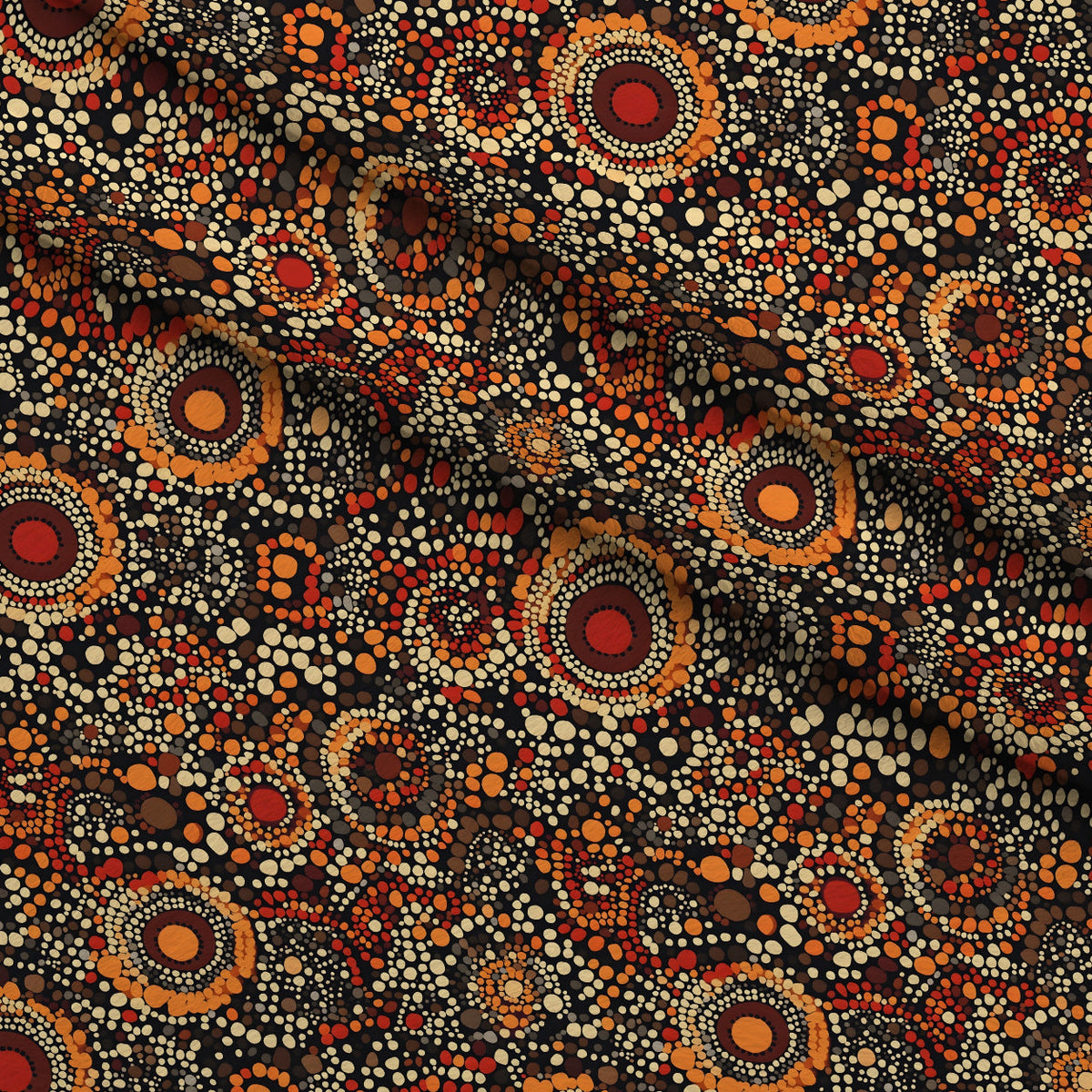 Dreamtime Embers Pattern 4 Minky Fabric