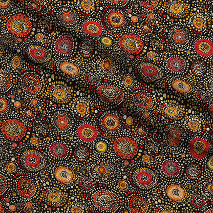 Dreamtime Embers Pattern 5 Minky Fabric