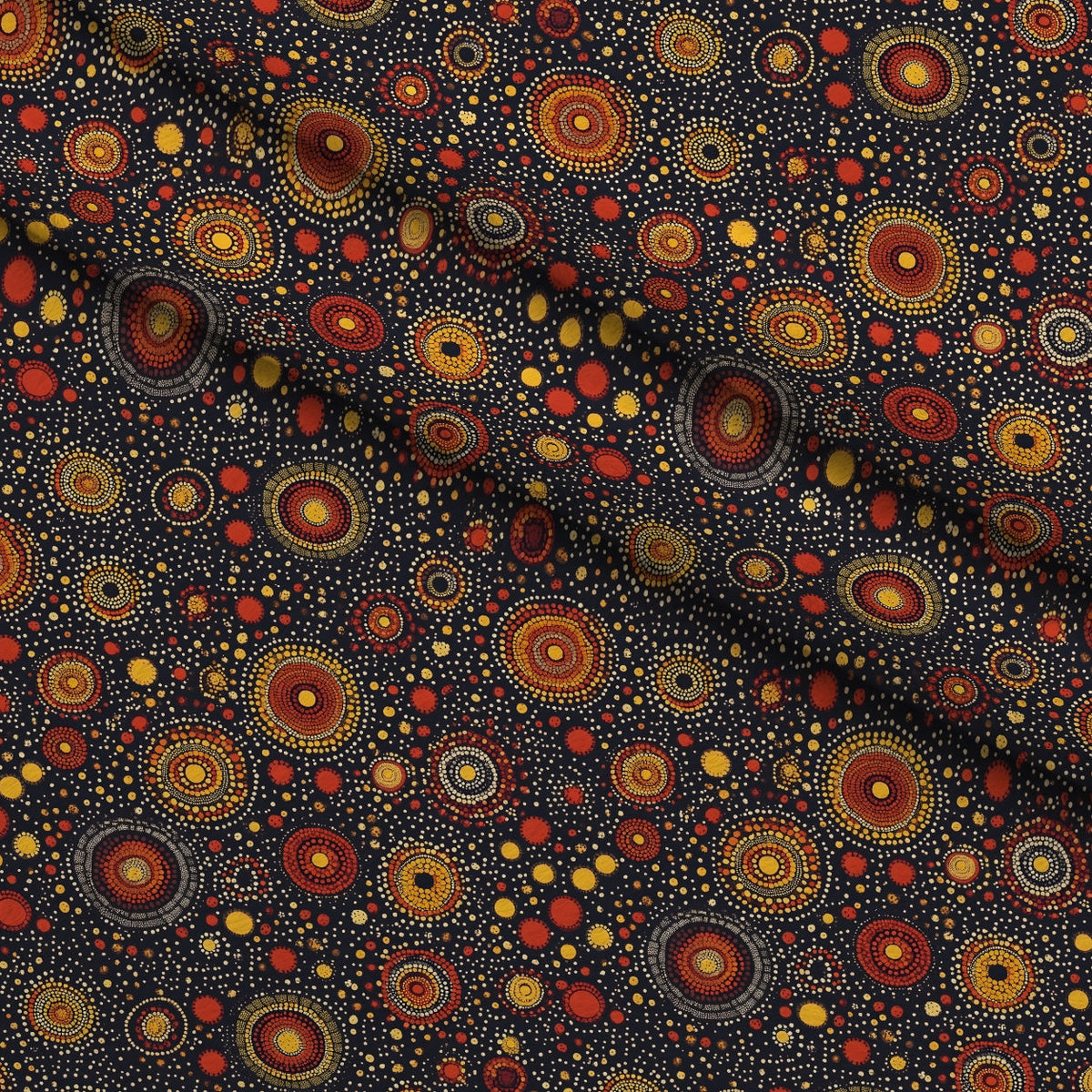 Dreamtime Embers Pattern 6 Minky Fabric