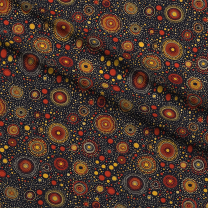 Dreamtime Embers Pattern 6 Minky Fabric