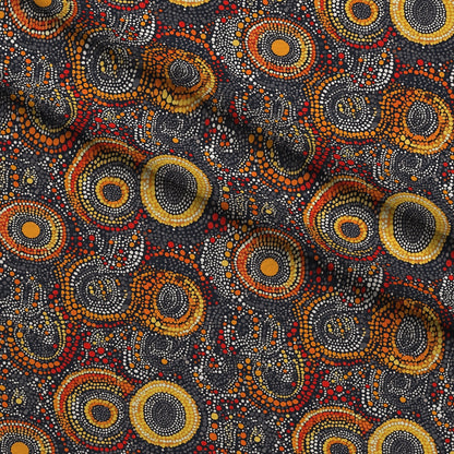 Dreamtime Embers Pattern 7 Minky Fabric