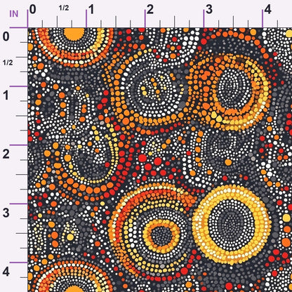 Dreamtime Embers Pattern 7 Minky Fabric