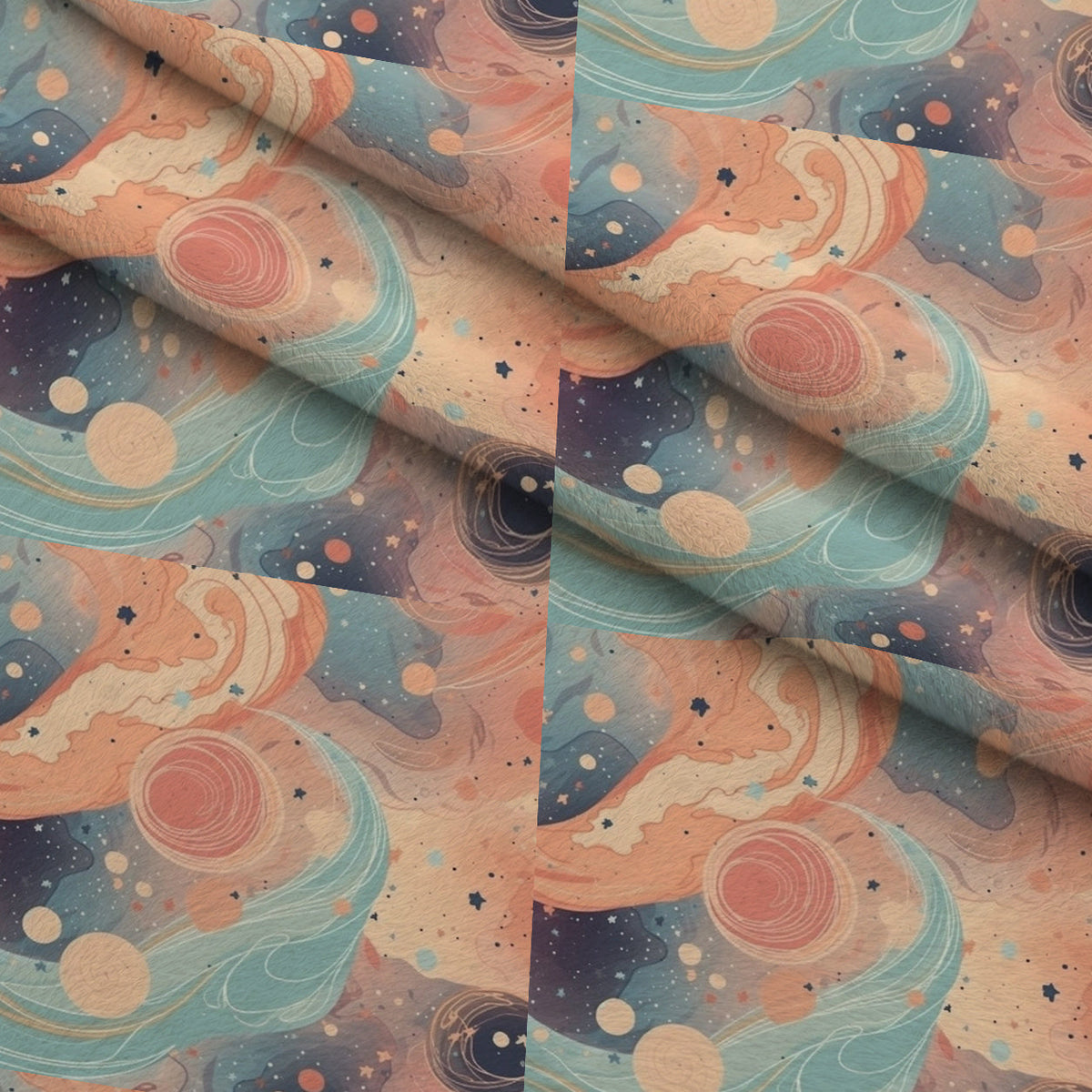 Dreamy Cosmos Pattern 1 Minky Fabric